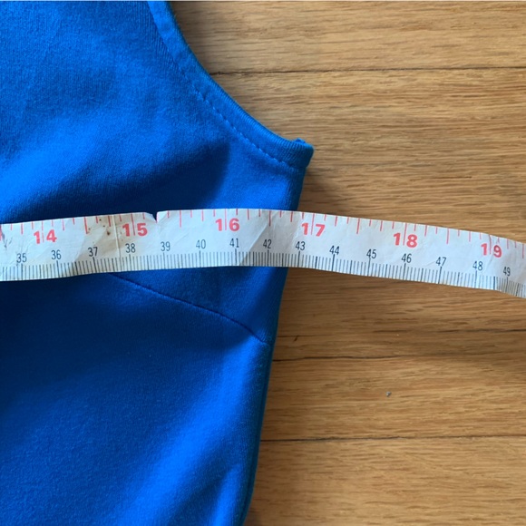 NY & Co Blue Summer Fit and Flare Blue Dress - Medium - Picture 6 of 12